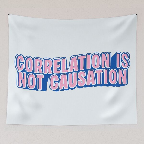 Item preview, correlation is not causation designed and sold by PeachyLitchi.