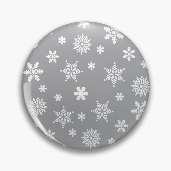 Item preview, Snow Flurries – Light Grey Snowflake Pattern designed and sold by Lainey1978.