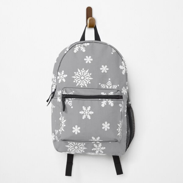 Item preview, Snow Flurries – Light Grey Snowflake Pattern designed and sold by Lainey1978.
