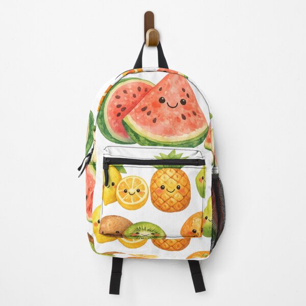 Item preview, Cute Smiling Fruits Watercolor Pattern Design designed and sold by Art Shadow.