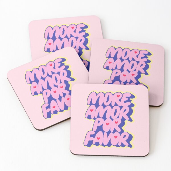 Item preview, More Amor Por Favor - Classy Aesthetic Spanglish Quote designed and sold by nineFlorals.