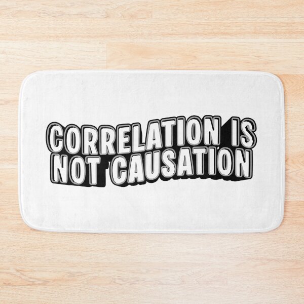 Item preview, correlation is not causation designed and sold by PeachyLitchi.