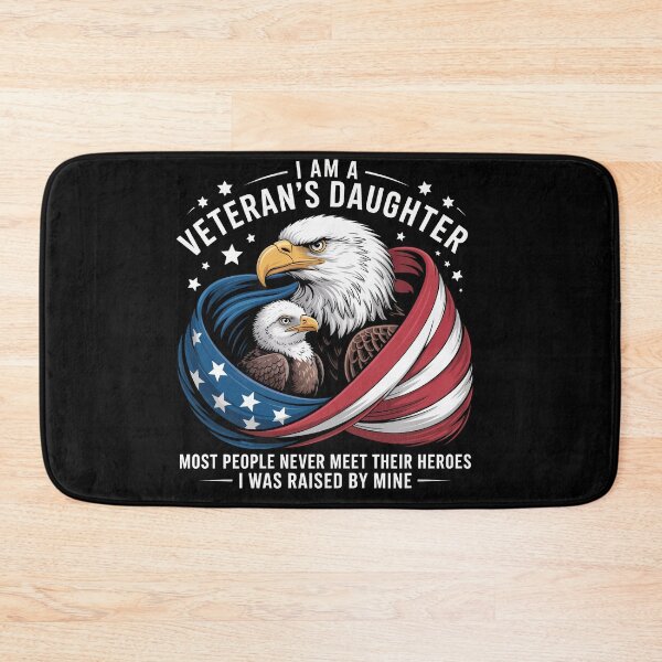 Item preview, I Am Veteran's Daughter Most People Never Meet Their Heroes designed and sold by Dressed For  Duty.