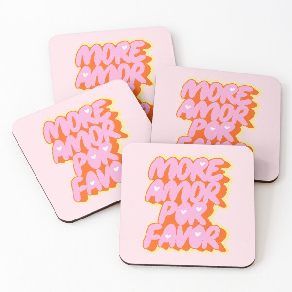Item preview, More Amor Por Favor - Modern Aesthetic Spanglish Quote designed and sold by nineFlorals.