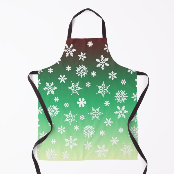 Item preview, Snow Flurries – Red Green Cream Ombre Snowflake Pattern designed and sold by Lainey1978.