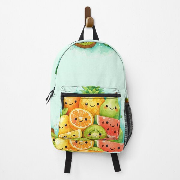 Item preview, Cute Watercolor Smiling Fruits Sticker Design designed and sold by Art Shadow.