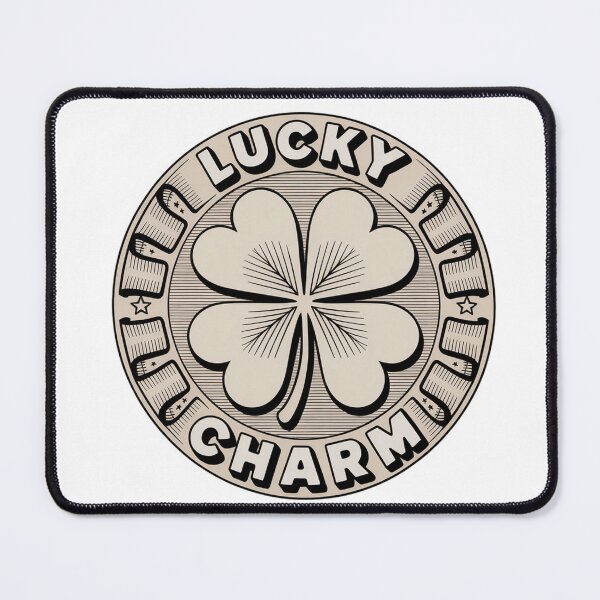 Item preview, Vintage Badge Four Leaf Clover with Heart designed and sold by Bloomkept.