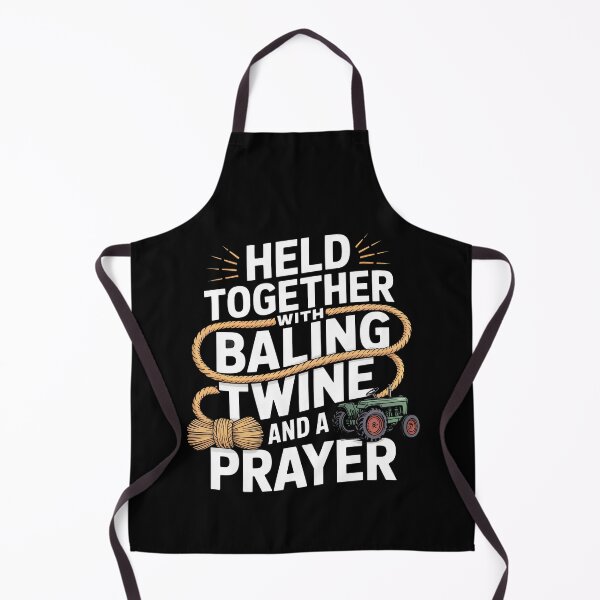 Item preview, Held Together With Baling Twine and a Prayer Tractor designed and sold by Dressed For  Duty.