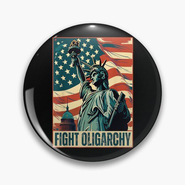 Item preview, Fight Oligarchy - Stand Against Corporate Greed Activist designed and sold by ElaineZPink.