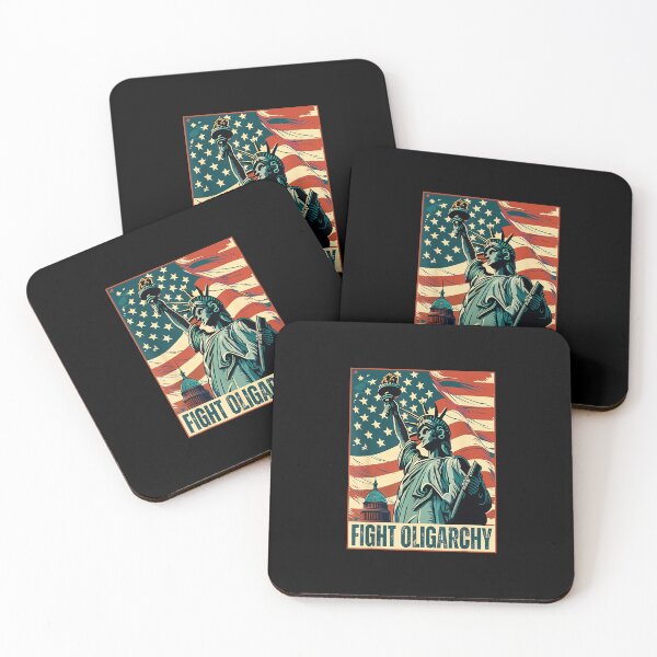 Item preview, Fight Oligarchy - Stand Against Corporate Greed Activist designed and sold by ElaineZPink.