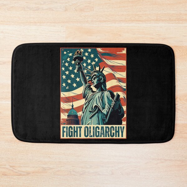 Item preview, Fight Oligarchy - Stand Against Corporate Greed Activist designed and sold by ElaineZPink.