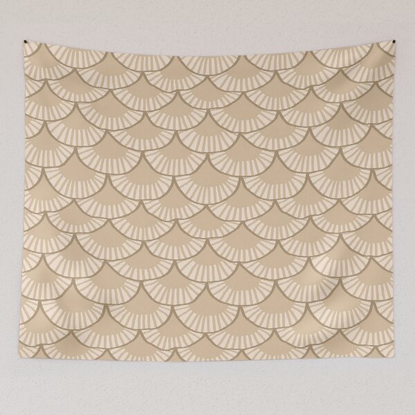 Item preview, Fish Scales - dfc5a4 designed and sold by knitetgantt.
