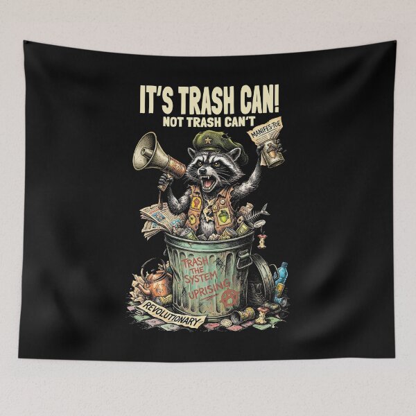 Item preview, Raccoon Revolution Funny Feral Trash Can Racoon Animal designed and sold by GrandeDuc.