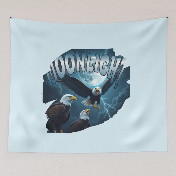 Item preview, Moonlight Majesty: Eagles of the Storm -  Midnight Soar  designed and sold by PriyaMagic.