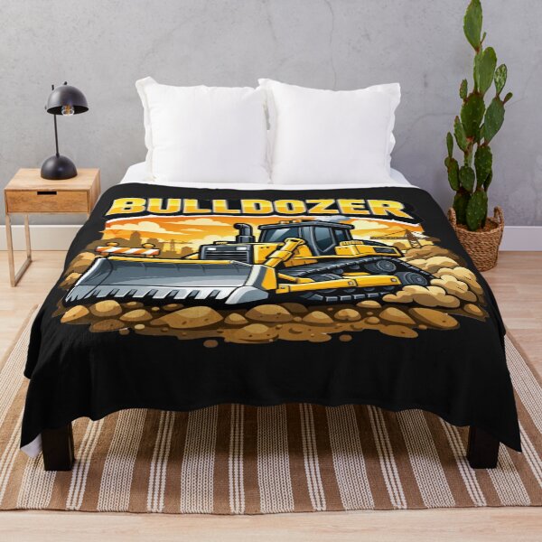 Item preview, Construction Vehicles - Bulldozer Vintage Retro Design designed and sold by VintageImageInc.
