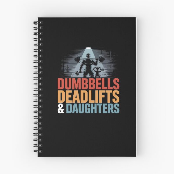 Item preview, Dumbbells Deadlifts Daughters Weightlifting Deadlifting designed and sold by Dressed For  Duty.