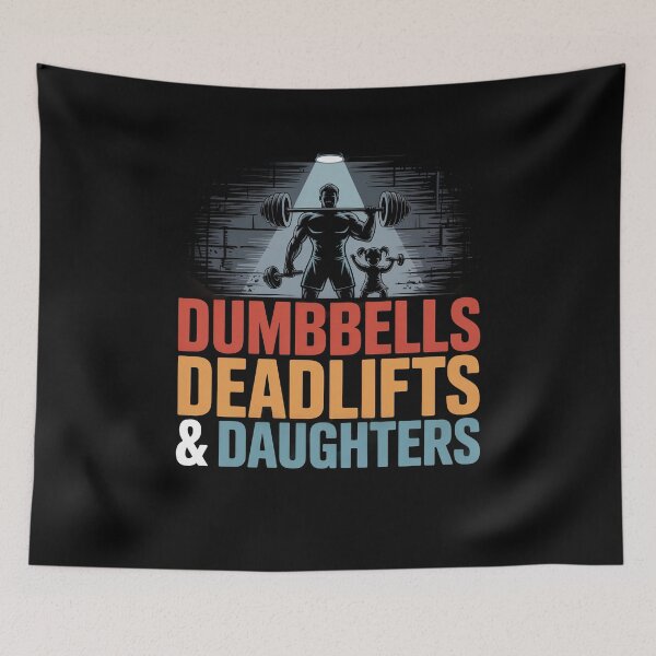 Item preview, Dumbbells Deadlifts Daughters Weightlifting Deadlifting designed and sold by Dressed For  Duty.