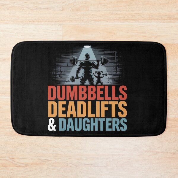 Item preview, Dumbbells Deadlifts Daughters Weightlifting Deadlifting designed and sold by Dressed For  Duty.