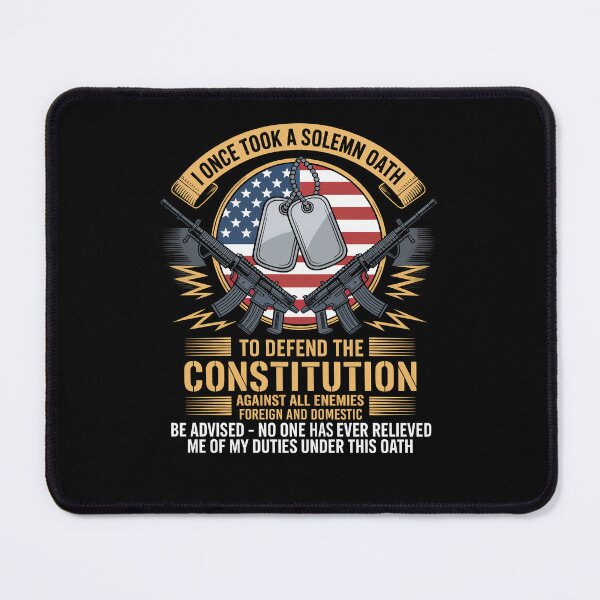 Item preview, I Once Took A Solemn Oath To Defend The Constitution Veteran designed and sold by Dressed For Duty.
