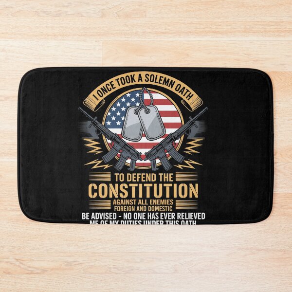 Item preview, I Once Took A Solemn Oath To Defend The Constitution Veteran designed and sold by Dressed For  Duty.