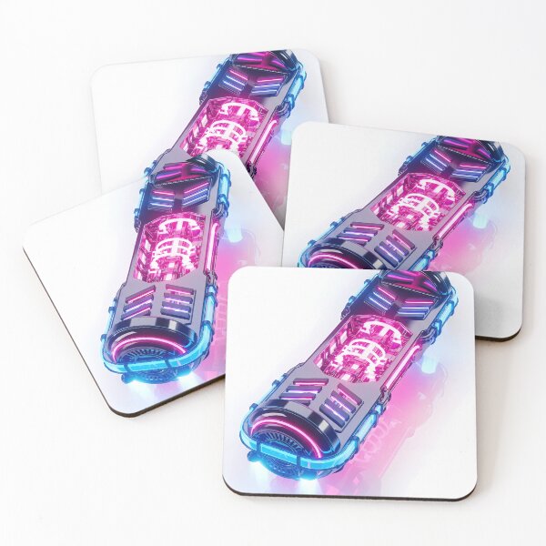 Item preview, Neon Grid Hoverboard - Cyberpunk Electric Ride Art designed and sold by powersunlight.