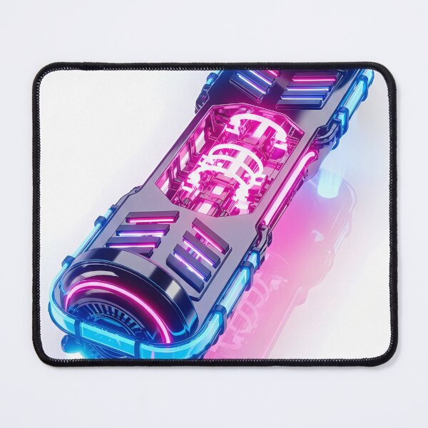 Item preview, Neon Grid Hoverboard - Cyberpunk Electric Ride Art designed and sold by powersunlight.