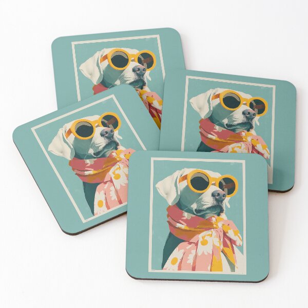 Item preview, Stylish Dog Summer Fashion Portrait designed and sold by junkydotcom.