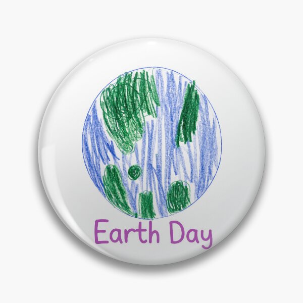 Item preview, Kids Earth Day Shirt – Cute Hand Drawn Earth – Crayon Style Planet Art designed and sold by Kindness Canvas.