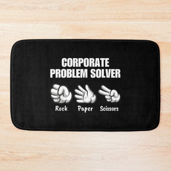 Item preview, Funny Lover Rock Paper Scissors Corporate Problem Solver designed and sold by ElaineZPink.