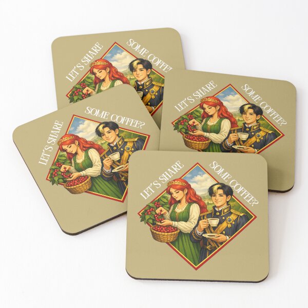 Item preview, Let´s share a coffee? designed and sold by shopbitstockgp.