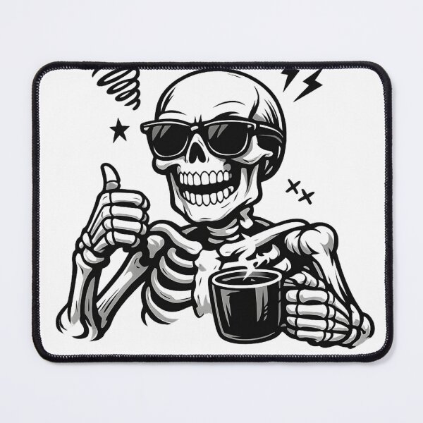 Item preview, Funny Skeleton Coffee Lover Sarcastic Humor T-Shirt designed and sold by PatrioInk.