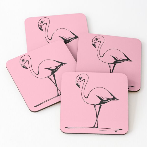 Item preview, Flamingo line art designed and sold by Kanarissky.