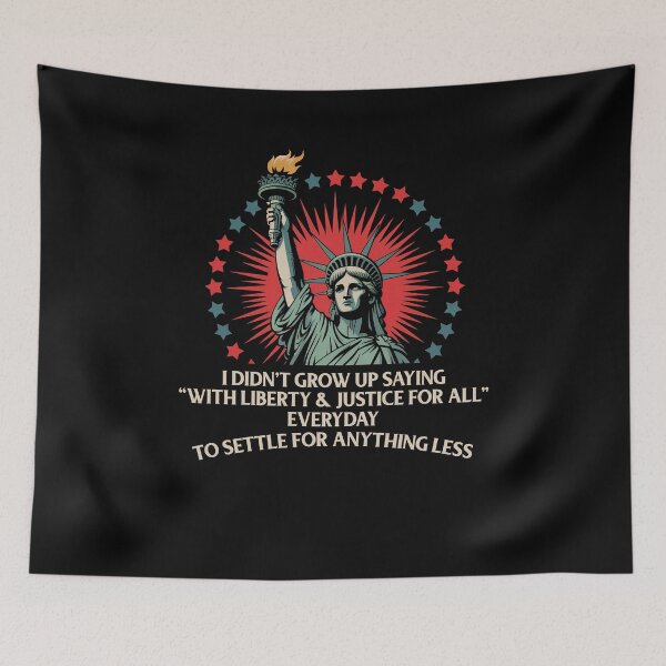 Item preview, I Didn't Grow Up Saying With Liberty And Justice For All designed and sold by Dressed For  Duty.