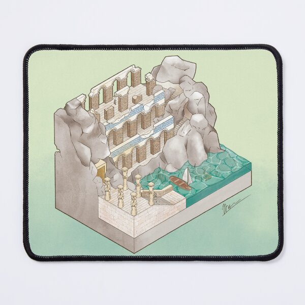 Item preview, Landscape II: Echoes of Thalassa designed and sold by PerkyPastelCreations.