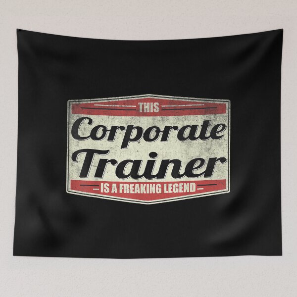 Item preview, Funny Profession Quote Vintage Corporate Trainer designed and sold by ElaineZPink.