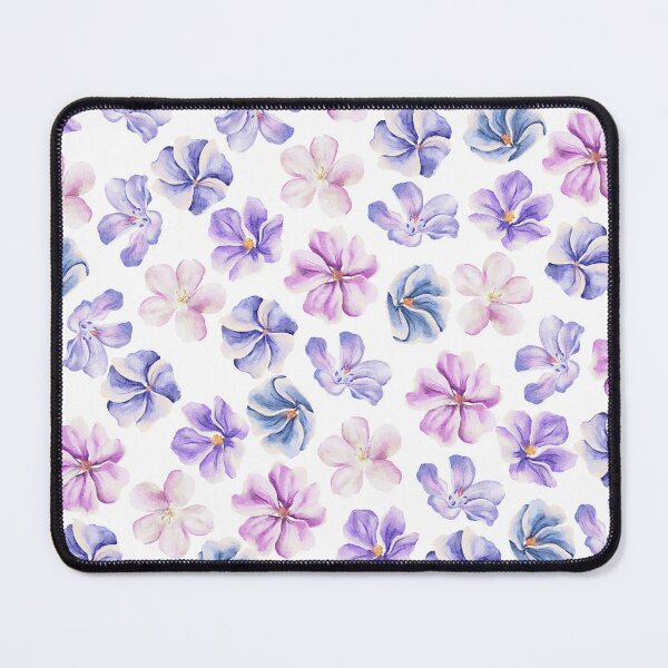 Item preview, Pastel Watercolor Floral Scarf – Soft Purple Pink Blue Flowers Elegant Feminine Spring Wrap designed and sold by FestivityFinds.