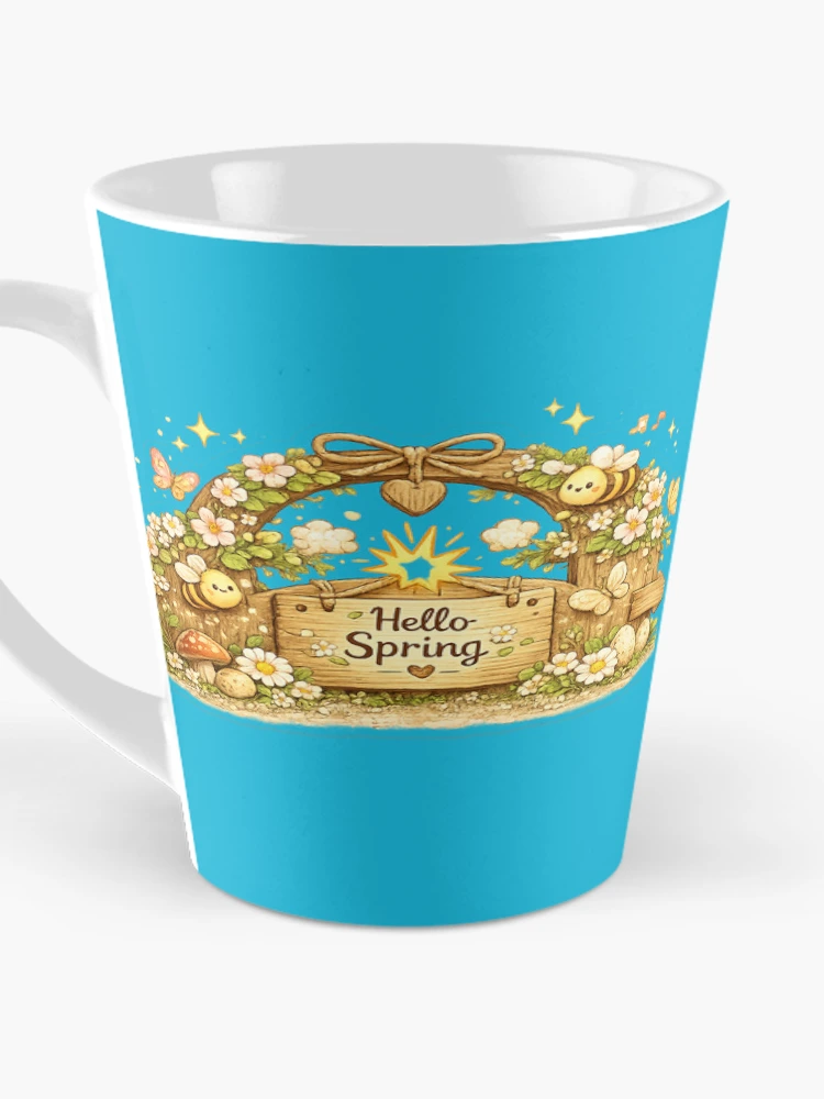 Thumbnail 3 of 4, Coffee Mug, Hello Spring ! designed and sold by Magic--nell.