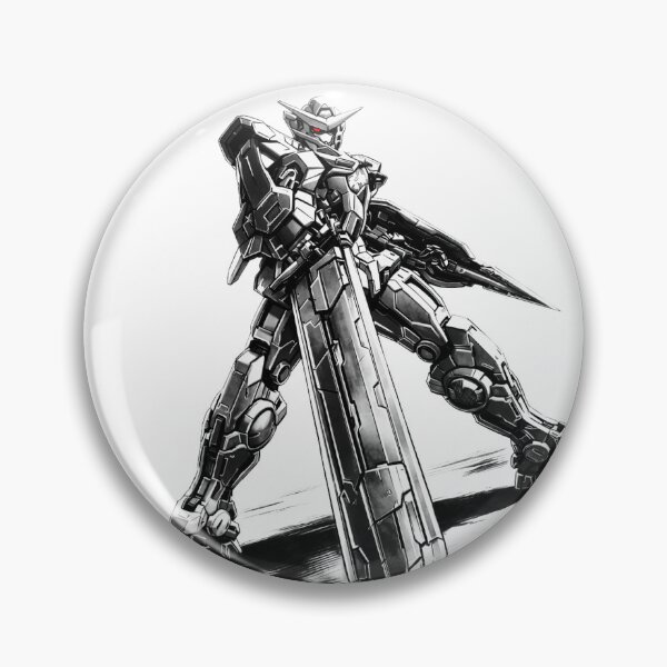 Item preview, GN-001 Gundam Exia artwork ink illustration designed and sold by sabartgunpla.