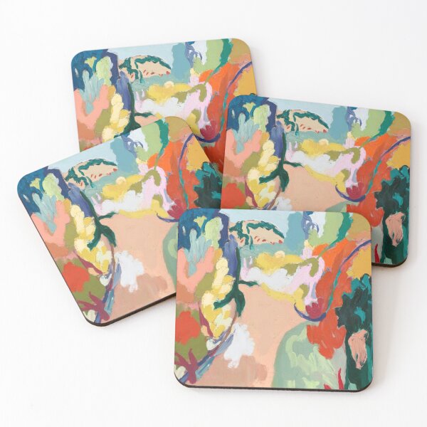 Item preview, French Countryside Path | Abstract Fauvist Landscape Painting designed and sold by CARRAANN.