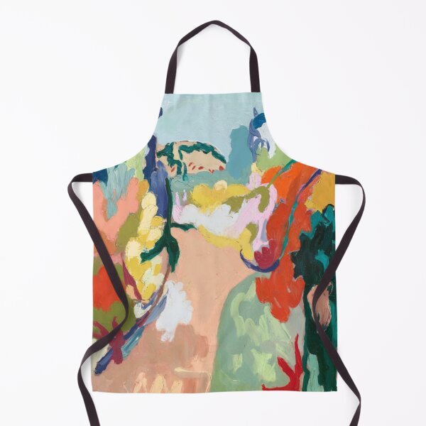 Item preview, French Countryside Path | Abstract Fauvist Landscape Painting designed and sold by CARRAANN.