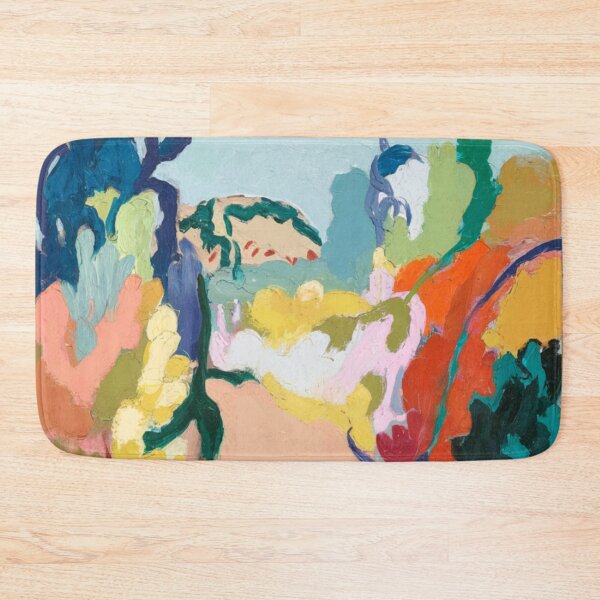 Item preview, French Countryside Path | Abstract Fauvist Landscape Painting designed and sold by CARRAANN.