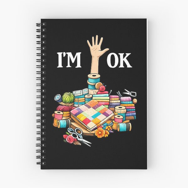 Item preview, Im OK Quilting Fabric Lover Funny Sewing designed and sold by coracssnpt.