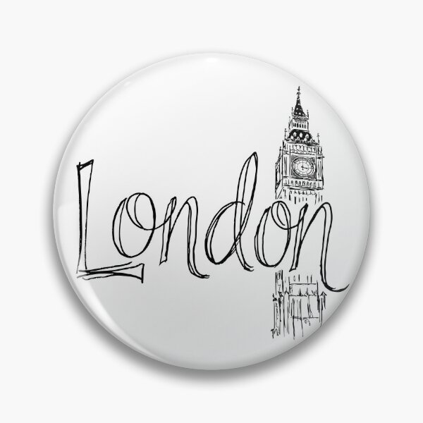 Item preview, London big ben line art designed and sold by FloFlo8468.