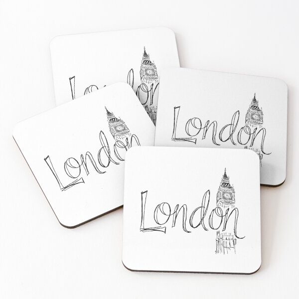Artikelvorschau, London big ben line art entworfen und verkauft von FloFlo8468.