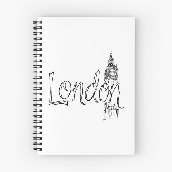 Item preview, London big ben line art designed and sold by FloFlo8468.