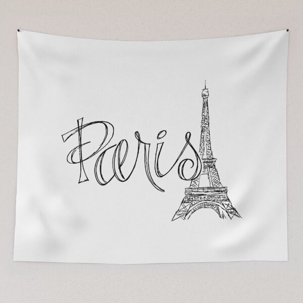 Artikelvorschau, paris eiffel tower line art entworfen und verkauft von FloFlo8468.