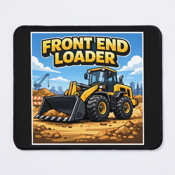 Item preview, Construction Vehicles - Front End Loader Vintage Retro Design designed and sold by VintageImageInc.