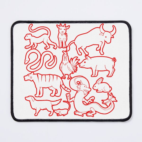 Item preview, Chinese Zodiac Animal Signs designed and sold by Jaudaux Designs.