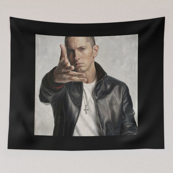 Item preview, Eminem oil painting  designed and sold by Superkent.