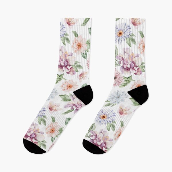Item preview, Cottagecore Floral Duvet Cover – Watercolor Pink Vintage Flowers Romantic Botanical Bedding designed and sold by FestivityFinds.